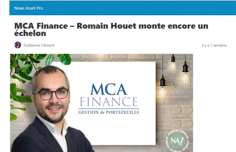 News Asset Pro - Nomination de Romain HOUET en tant que Directeur de la gestion