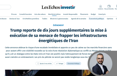 Tensions au Moyen-Orient : Comment positionner son portefeuille dans un contexte d’extrême incertitude ?