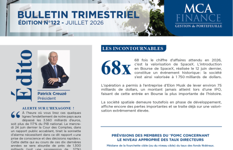 Bulletin trimestriel - Juillet 2026