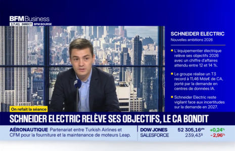 On refait la séance : Schneider Electric, le marché sur sa faim après ses résultats
